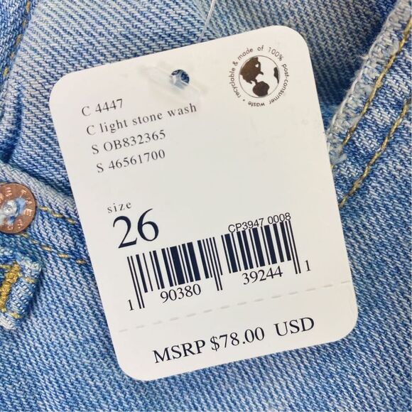 We the Free x Free People Maggie Mid Rise Straight Distressed Jeans - Picture 9 of 9